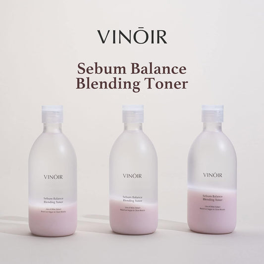 VINOIR Facial Toner, 10.55  . | Advanced Sebum Control Skin Toner – Premium Face Toner for Men and Women | CICA and Calamine Powder, Toner for Oily Skin, Gentle Formula