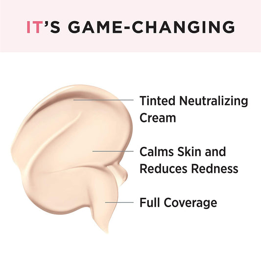 IT Cosmetics Bye Bye Redness - Neutralizing Color-Correcting Cream - Reduces Redness - Long-Wearing Coverage - With Hydrolyzed Collagen - 0.37