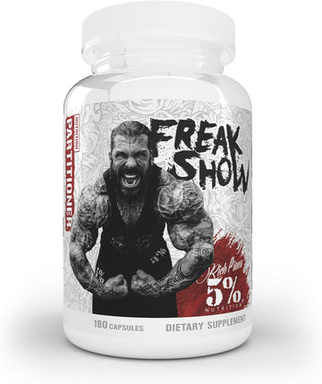 5% Nutrition Rich Piana Freak Show | Muscle Builder | Berberine, Gymne