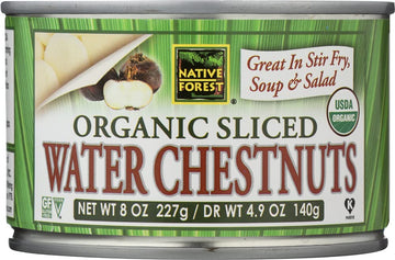 Native Forest Water chestnut Sliced , 8 oz8 Ounces