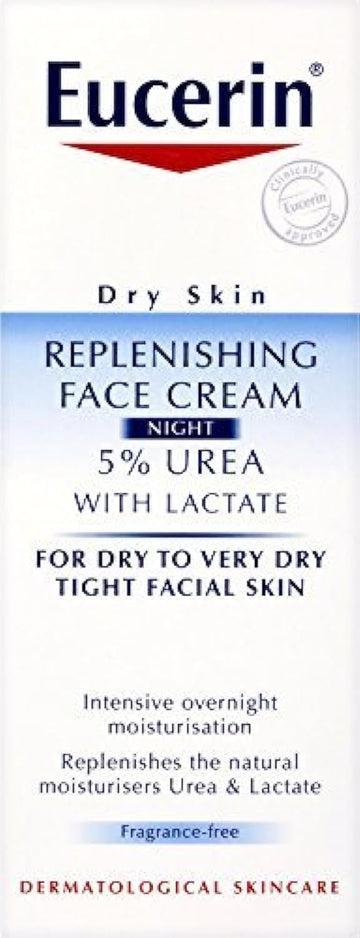 Eucerin Dry Skin Replenishing Face Night Cream - 5% Urea 50