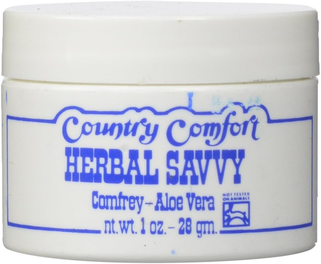 Country Comfort Herbal Savvy Comfrey, Aloe Vera, 1 Ounce