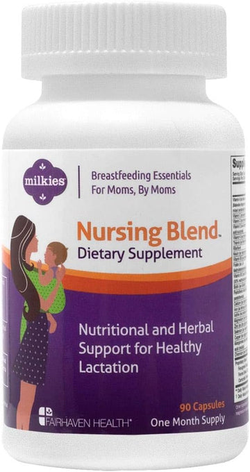 Milkies Fairhaven Health Nursing Blend Vegetarian Supplement for Breas