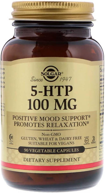 SOLGAR 5-Htp 100 Mg, 90 CT3.53 Ounces