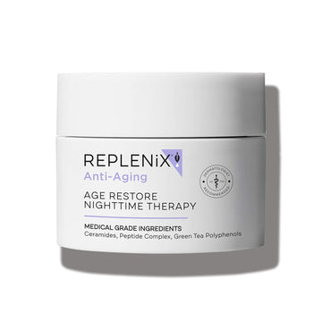 Replenix Age Restore Nighttime Therapy Face Cream, Anti-Aging Medical-Grade Facial Moisturizer for Mature & Dry Skin (1.7 )