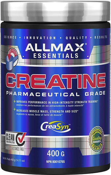 ALLMAX Essentials CREATINE - 400 g Powder - Improves Performance & Tra