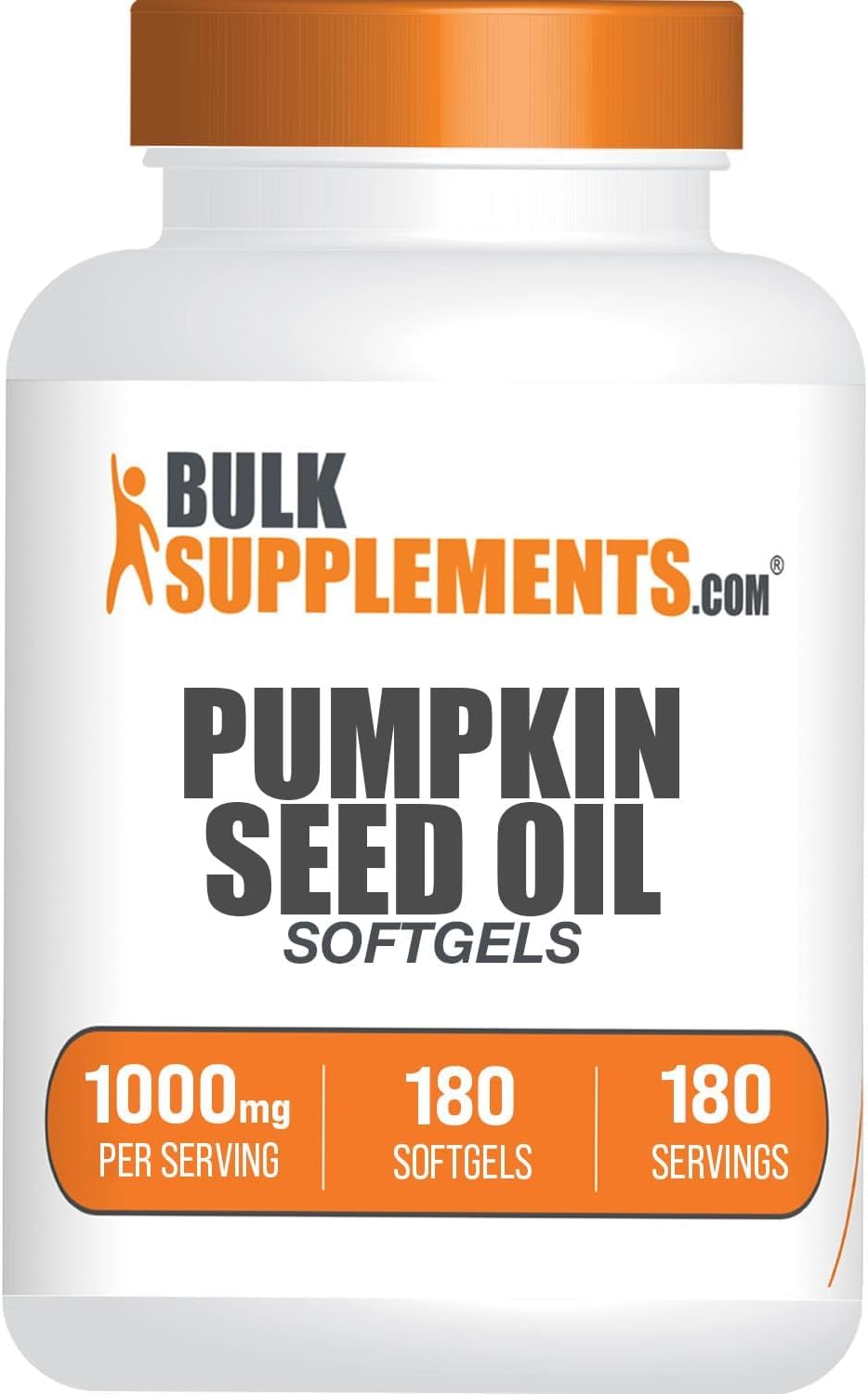BULKSUPPLEMENTS.COM Pumpkin Seed Oil Softgels - Pumpkin Seed Oil Supplement, Pumpkin Seed Oil 1000mg, Pumpkin Seed Oil C