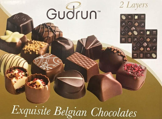 Gudrun Collection of Fine Belgian Premium Assorted Chocolate
