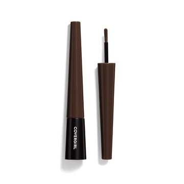 COVERGIRL Easy Breezy Brow Fill Plus Shape Plus Define Powder Eyebrow Makeup, Rich Brown, 0.024  (packaging may vary)