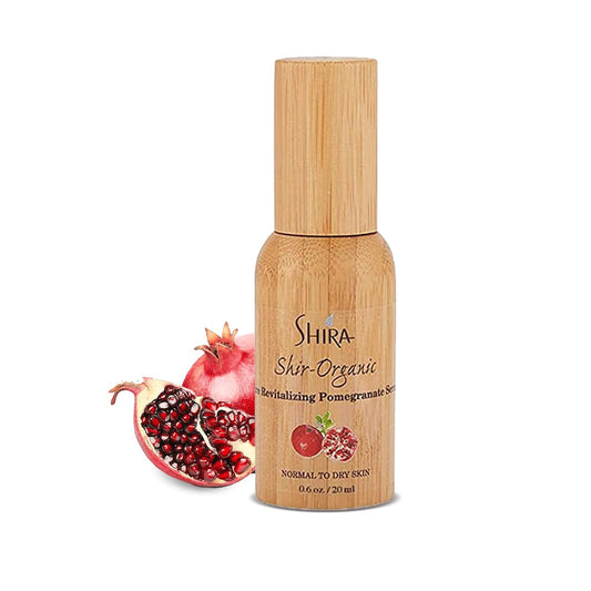 Shir-Organic Pure Pomegranate Serum for Face Provides Healthy Skin Tone and Texture Effective Solution for Mature and Aging Skin For Normal to Dry Skin Type. (20 )