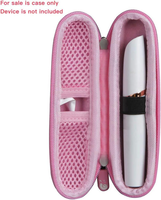 Hermitshell Hard Travel Case for Finishing Touch awless Brows Eyebrow Pencil Hair Remover (Pink)