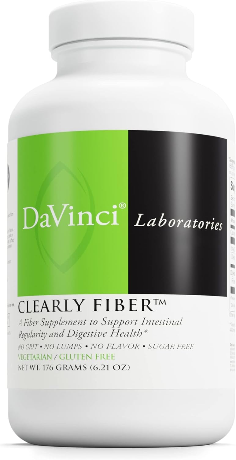 Davinci Labs Clearly Fiber - Supplement To Support Intestinal Regulari7.37 Ounces