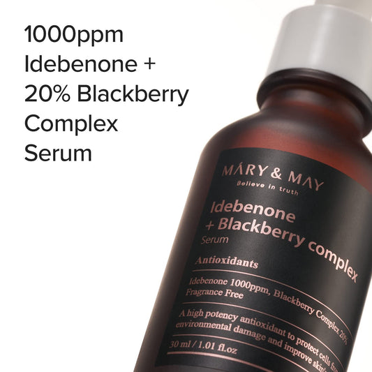 Mary&May Idebenone Blackberry complex Serum 1.01   / 30 | Anti Aging, Firming, Skin Tone Up, Fragrance Free, Korean Skincare, marynmay…