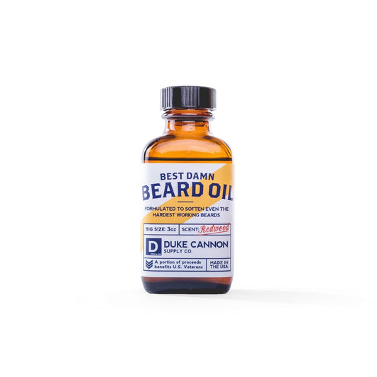 Duke Cannon Supply Co. Best Beard and Soap Kit for Men: Beard Balm and Beard Oil + Beer Soap, 10