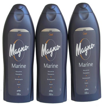 Esupli.com  3 Bottles of Magno Marine Shower Gel 18.3./550ml