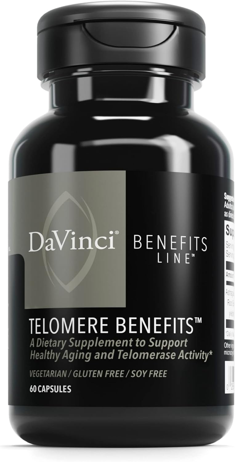 DAVINCI Labs Telomere Benefits - Dietary Supplement to Support Healthy