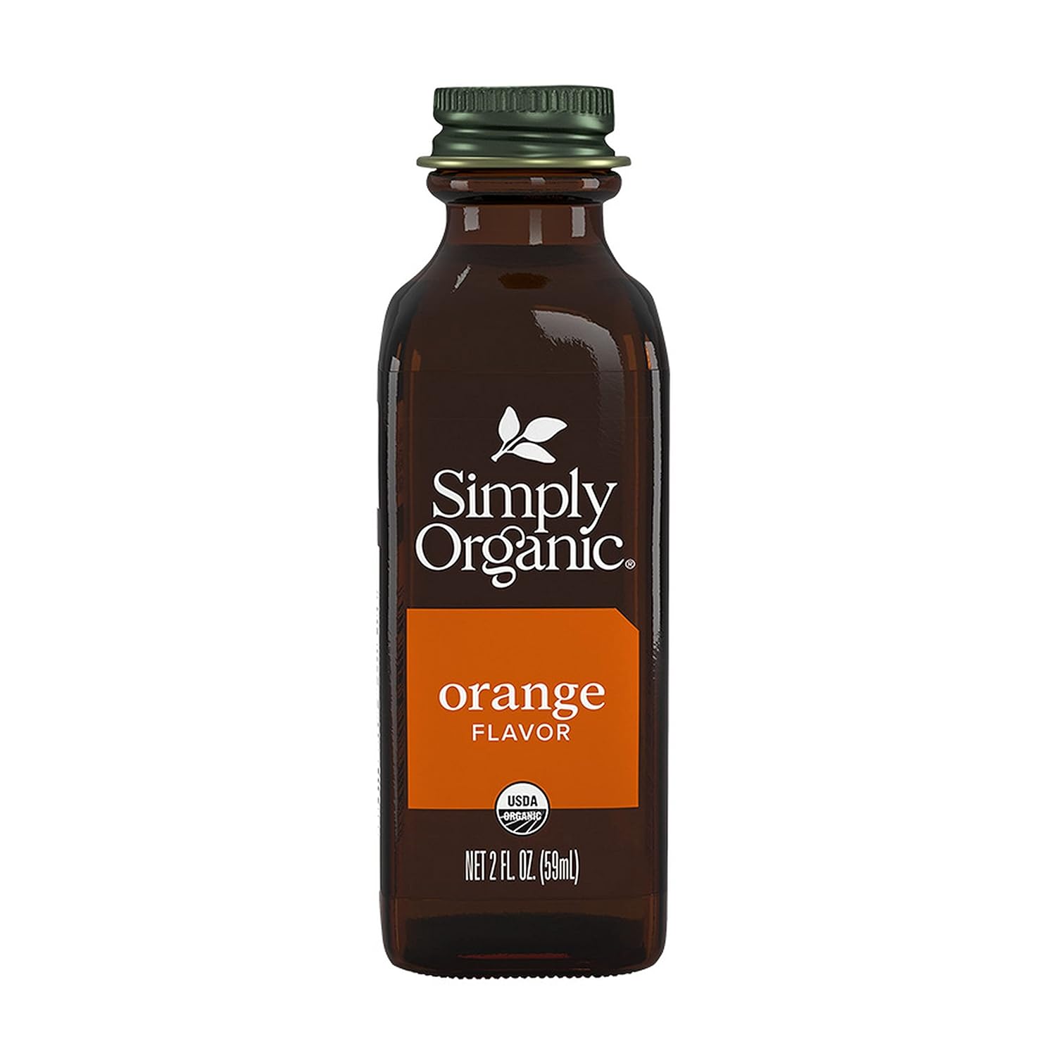 Simply Organic Orange Flavor, Certified Organic | 2 Oz | Pack Of 6