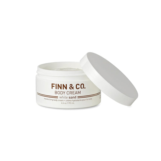 FINN & CO. Body Cream White Sand for Normal to Dry Skin for Women and Men (6.7 )