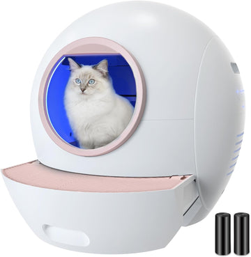 ELS PET Self-Cleaning Cat Litter Box: Extra Large Automatic Litter Box for Multi Cats, Smart Litter Box, Safety Protecti
