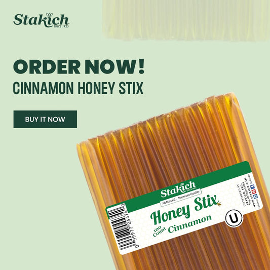 Stakich Cinnamon Honey Stix (2000 Stix)