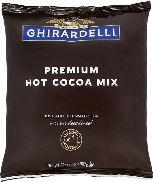 Ghirardelli Chocolate - Premium Hot Cocoa pouch with Ghirardelli Stamped Barista Spoon