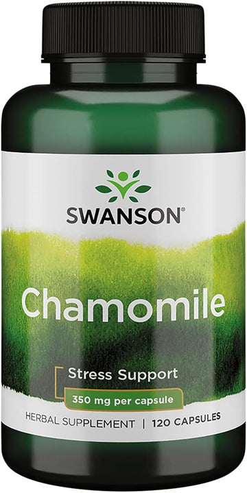 Swanson Chamomile Stress Support - Made with German Chamomil