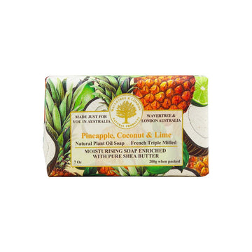 Wavetree & London Pineapple, Coconut & Lime - 7 French Triple Milled Soap