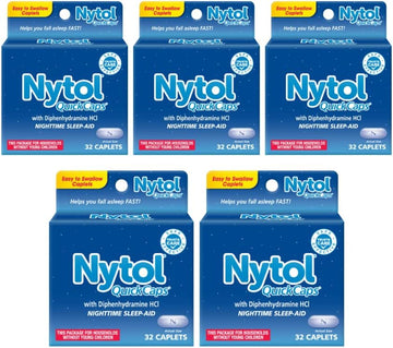 Nytol Nighttime Sleep Aid Quick Caps with Diphenhydramine HCl 25 mg, 3