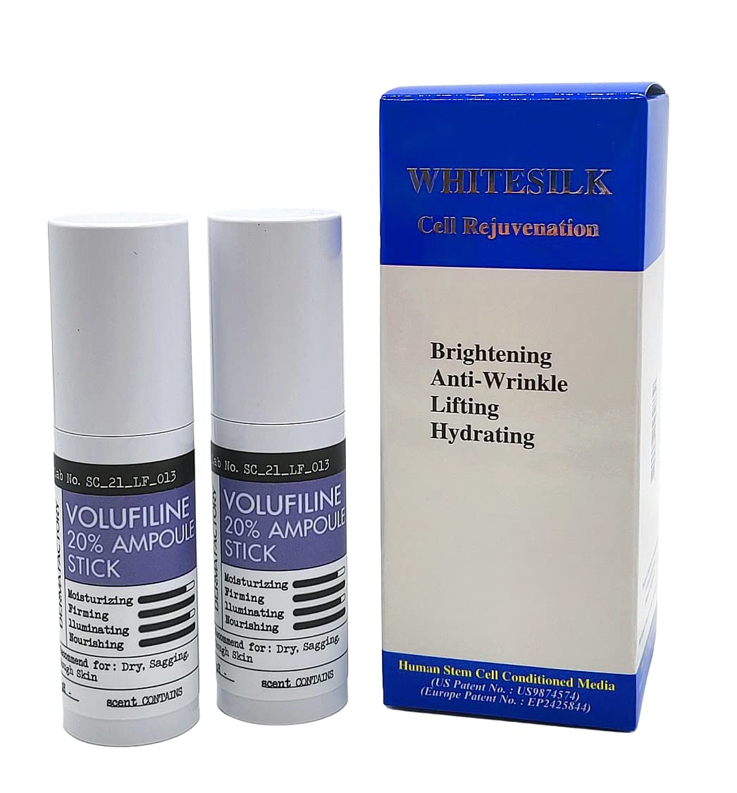 WHITESILK Derma?(0.7oz /pack of 2, 0.35oz Each) Volufiline 2