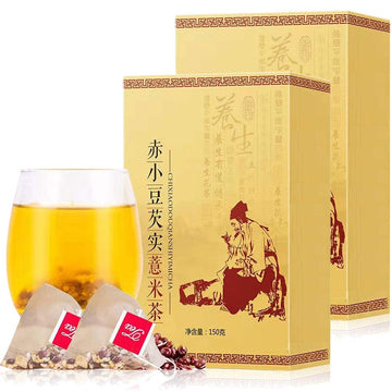 Hee Creek Red Bean Coix Seed Tea (60 bags) Clearing Dampness,Chixiaodou Job tears Gardenia Orange peel Barley Gorgon fruit Buckwheat ???????? ???