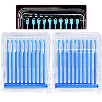 Tazrigo 20Pcs Dental Adhesive Tip Applicator Tooth Crown Porcelain Veneer Disposable Health Care