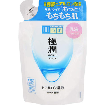 Rohto Hada-Labo Goku-jun Hyaluronic Milky Lotion Refill 140ml / 4.7 . (Japan Import)