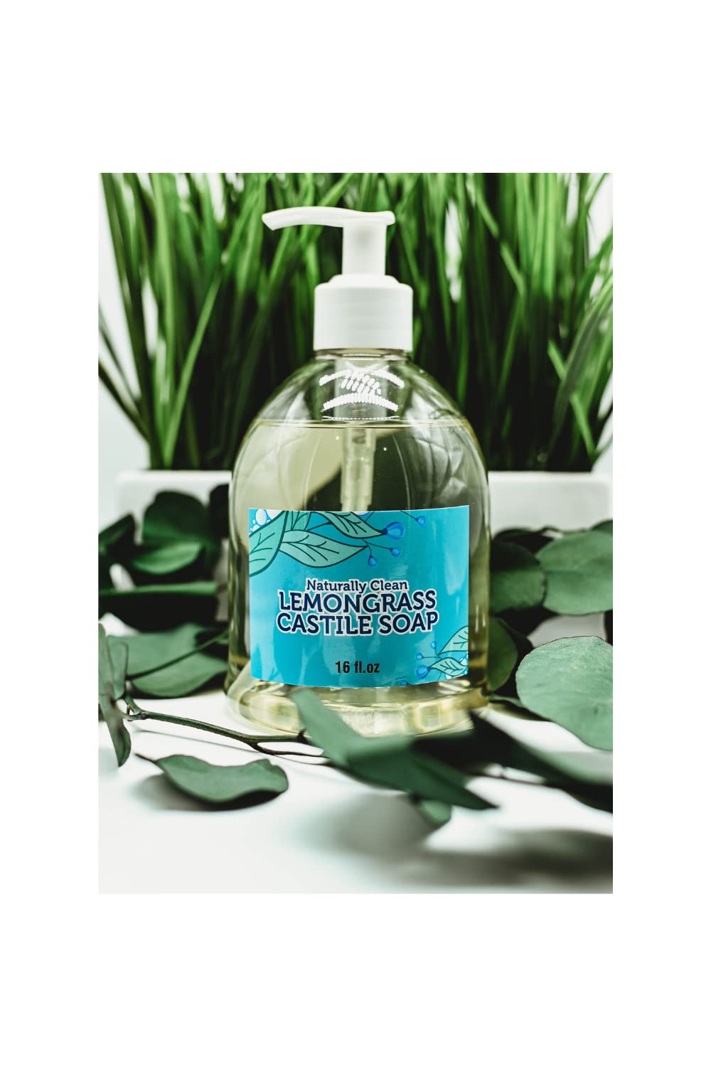Esupli.com  LandLSoap Lemongrass Pure Castile Soap Liquid fo