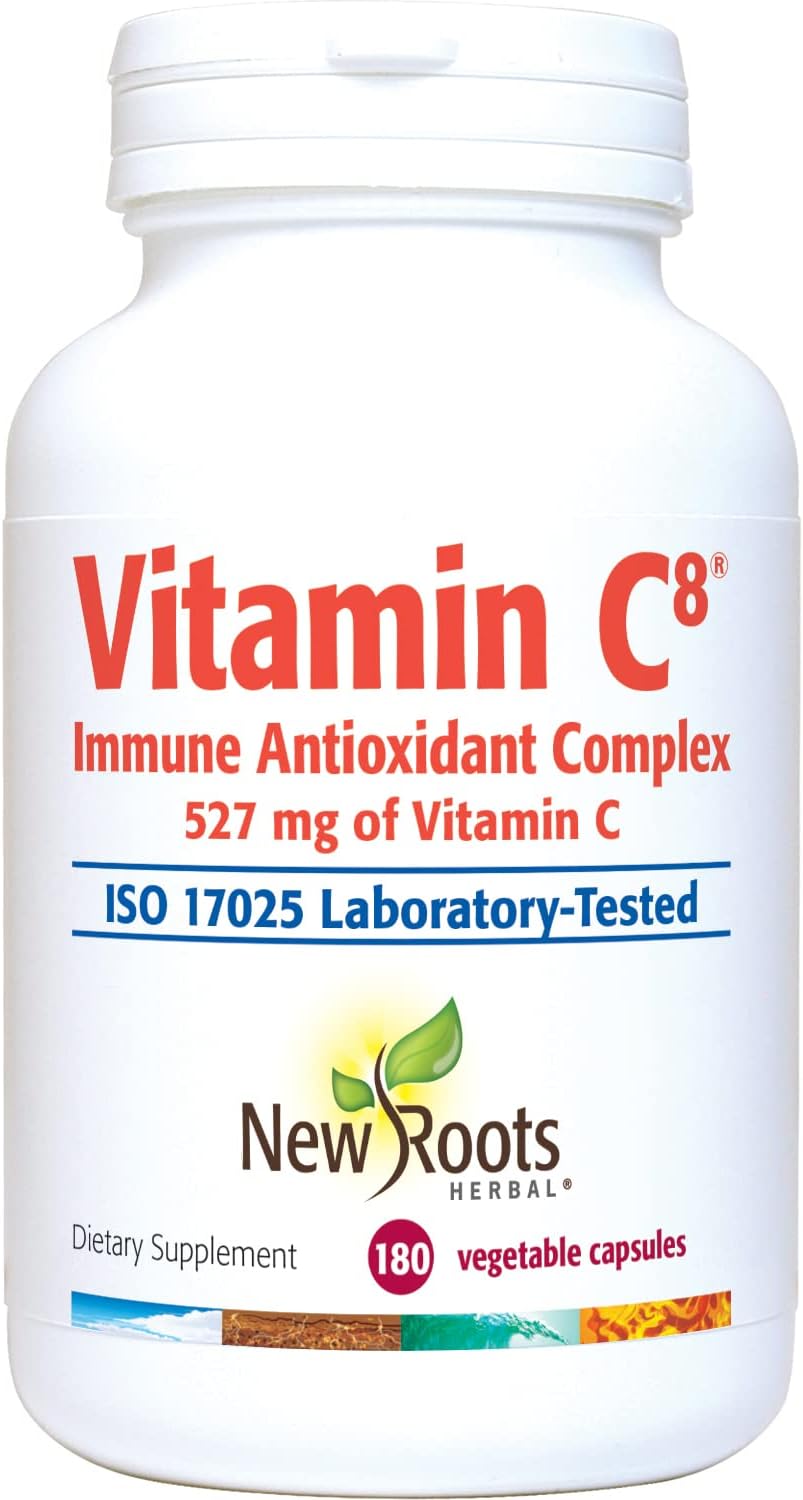 NEW ROOTS HERBAL Vitamin C8, 527mg per Portion (180 Veg Caps) ? 8 Sour