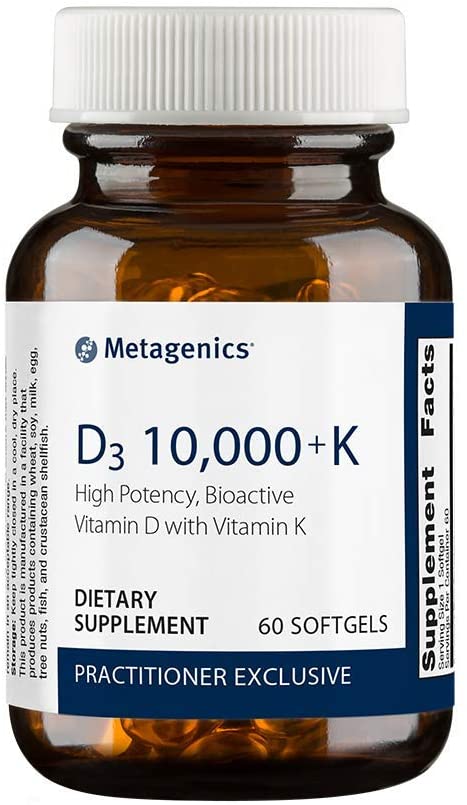 Metagenics D3 10,000 with K2 Soft Gels