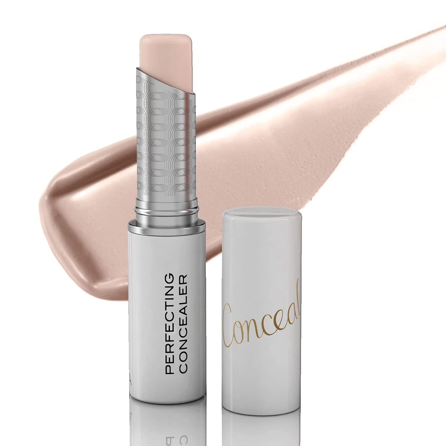 Mirabella Perfecting Long-Wear Cream Concealer Stick, Shade Fair Weightless & Versatile Formula Soothes, Nourishes & Moisturizes Skin While Hiding Fine Lines & Wrinkles - Paraben-Free & Cruelty-Free