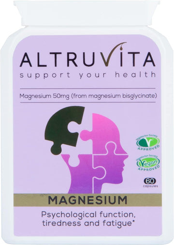 Altruvita Magnesium from Magnesium bisglycinate | 50mg |60 Days Supply40 Grams