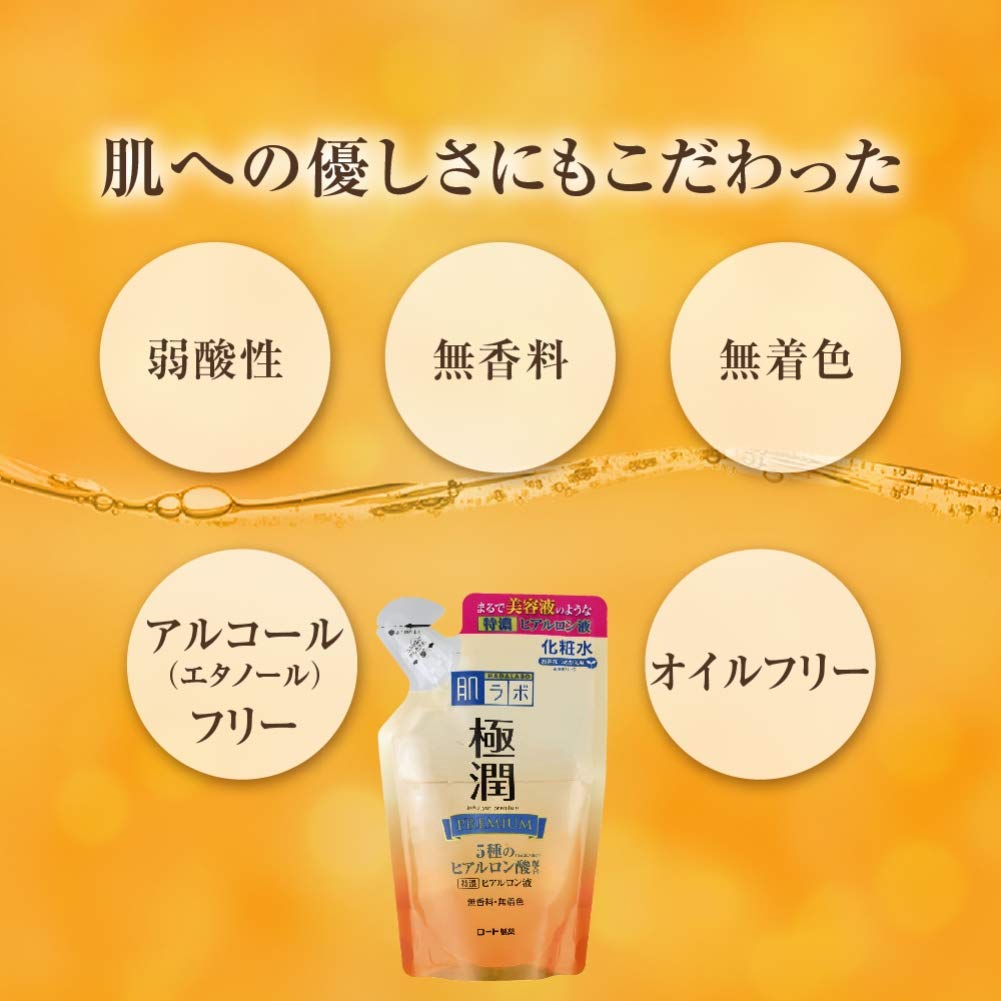 Esupli.com Hadalabo JAPAN 170mL Refill skin Institute Gokujun premium h