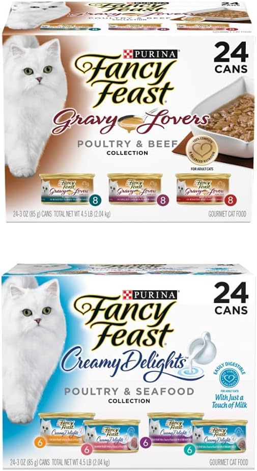Purina Fancy Feast Gravy Wet Cat Food Variety Pack, Gravy Lo