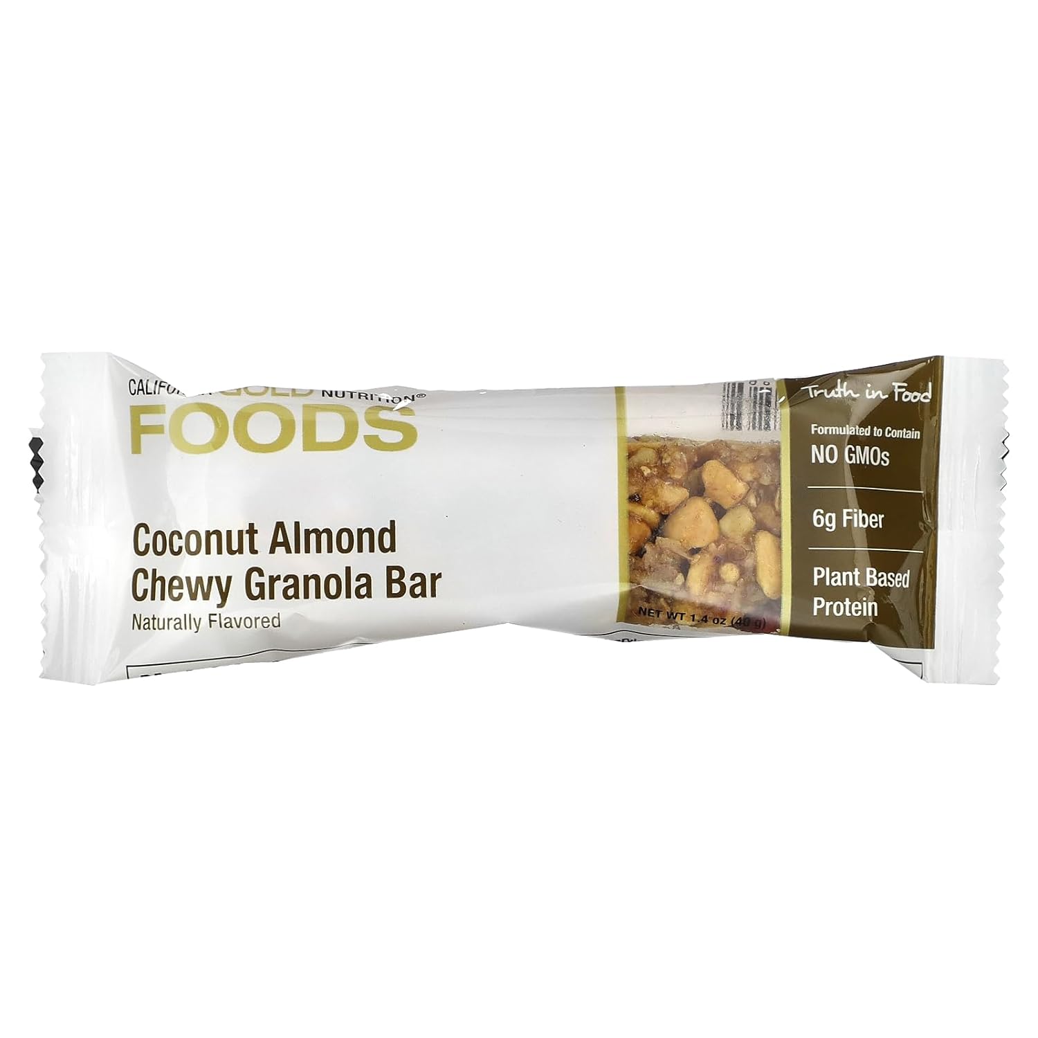 FOODS, Coconut Almond Chewy Granola Bars, 12 Bars, 1.4 oz (40 g) Each,