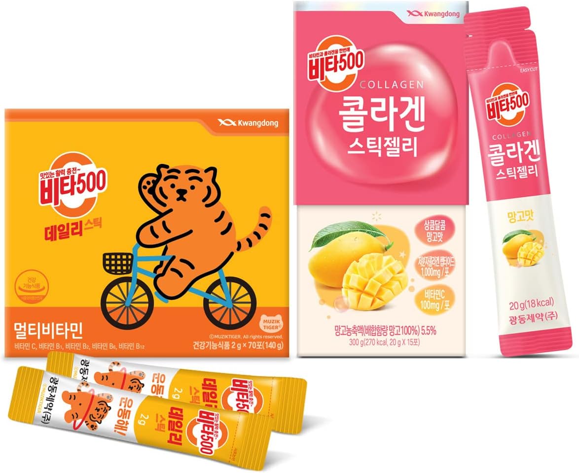 Kwangdong] Vita500 Mango Collagen (15P) And Vitamin C (70P)