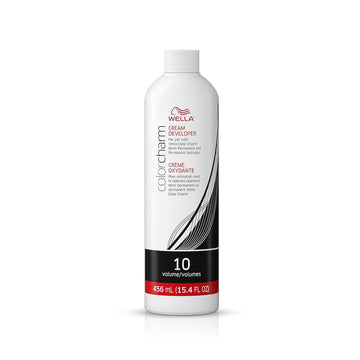 WELLA Color Charm 10 Vol Cream Developer, for Optimal Gray Blending and Rich, Multi-Dimensional End Results, 15.4