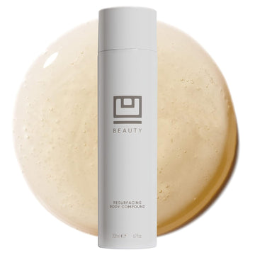 U Beauty Resurfacing Body Compound - Anti-Aging AHA Body Serum, Salicylic & Glycolic Acid Help Manage the Look of Keratosis Pilaris & Uneven Tone - Hyaluronic Acid & Retinol for Dry Skin - 6.7