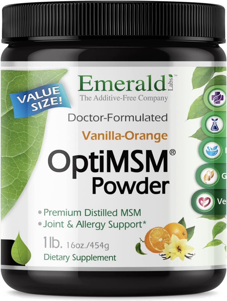 Emerald Labs OptiMSM Powder - Dietary Supplement with Methylsulfonylme