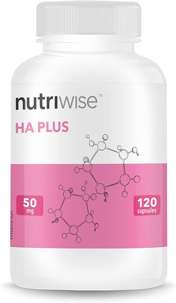 Nutriwise HA Plus High Potency Hyaluronic Acid + Collagen 120 Capsules