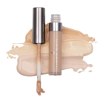 ETHEREAL BEAUTY radiance care concealer, liquid concealer under eye circles and imperfections eraser & skin treatment in one, 0.17