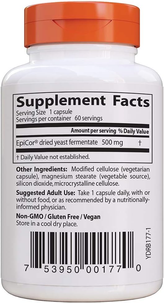Doctor'S Best Epicor, Immune Health Defense, Non-Gmo, Vegan, Gluten Fr