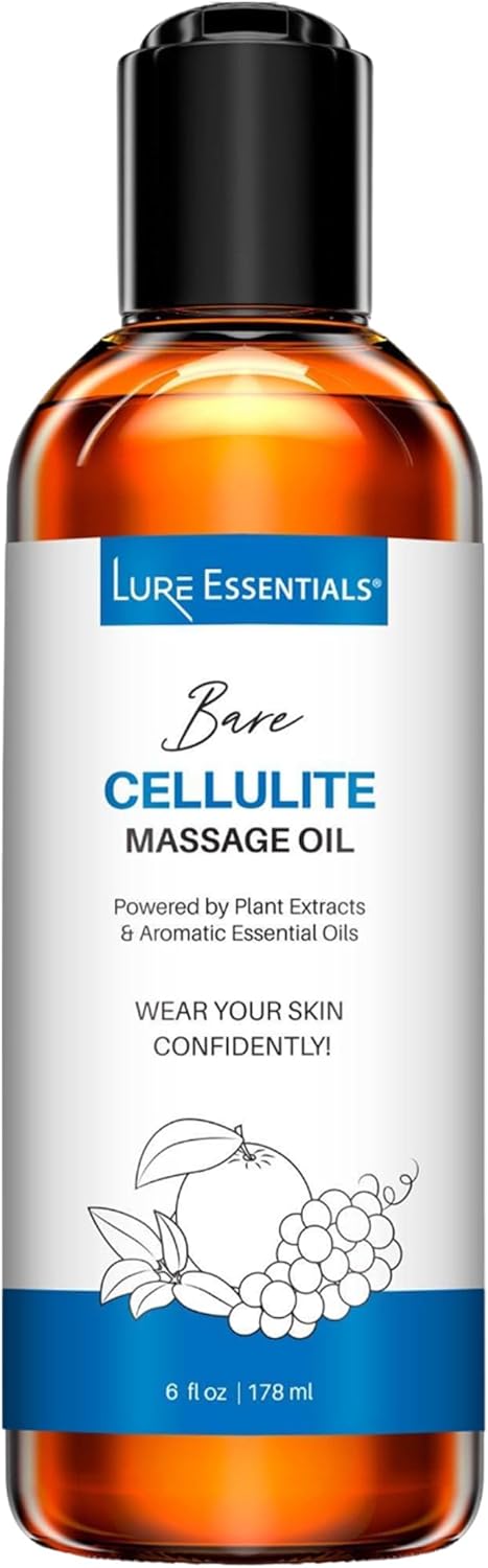 Anti Cellulite Massage Oil for Skin Tightening - Stretch Mark Oil Scar and Cellulite Remover in Thighs and Butt - 6