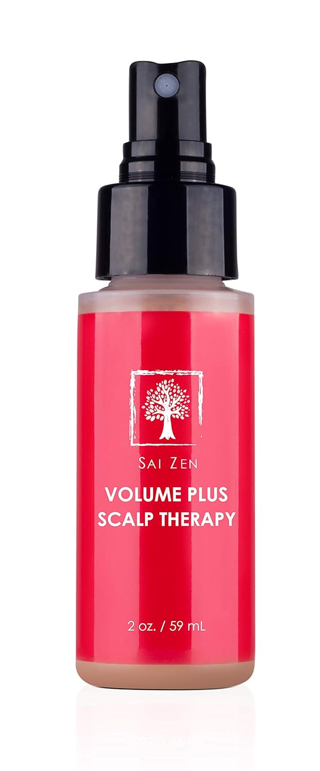 Sai Zen Volume Plus Scalp Therapy Spray | Post-Shower Hair Strengthening Formula | Made in USA | Alcohol and Paraben Free, 2
