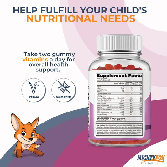 Iron Gummies for Kids ? Non-GMO Kids Vitamins with Iron - Gluten-Free